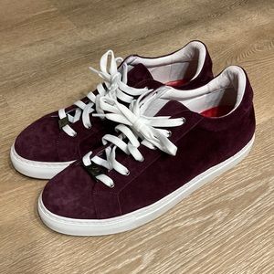 Isaia sneakers in Plum size 11 US/44 EU